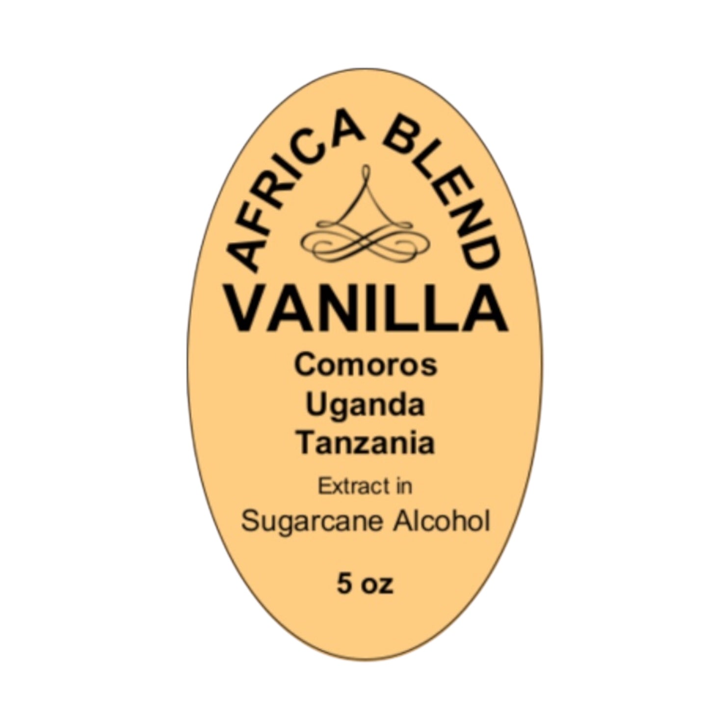 Vanilla Extract- Africa Blend (extracted in neutral alcohol) 5oz