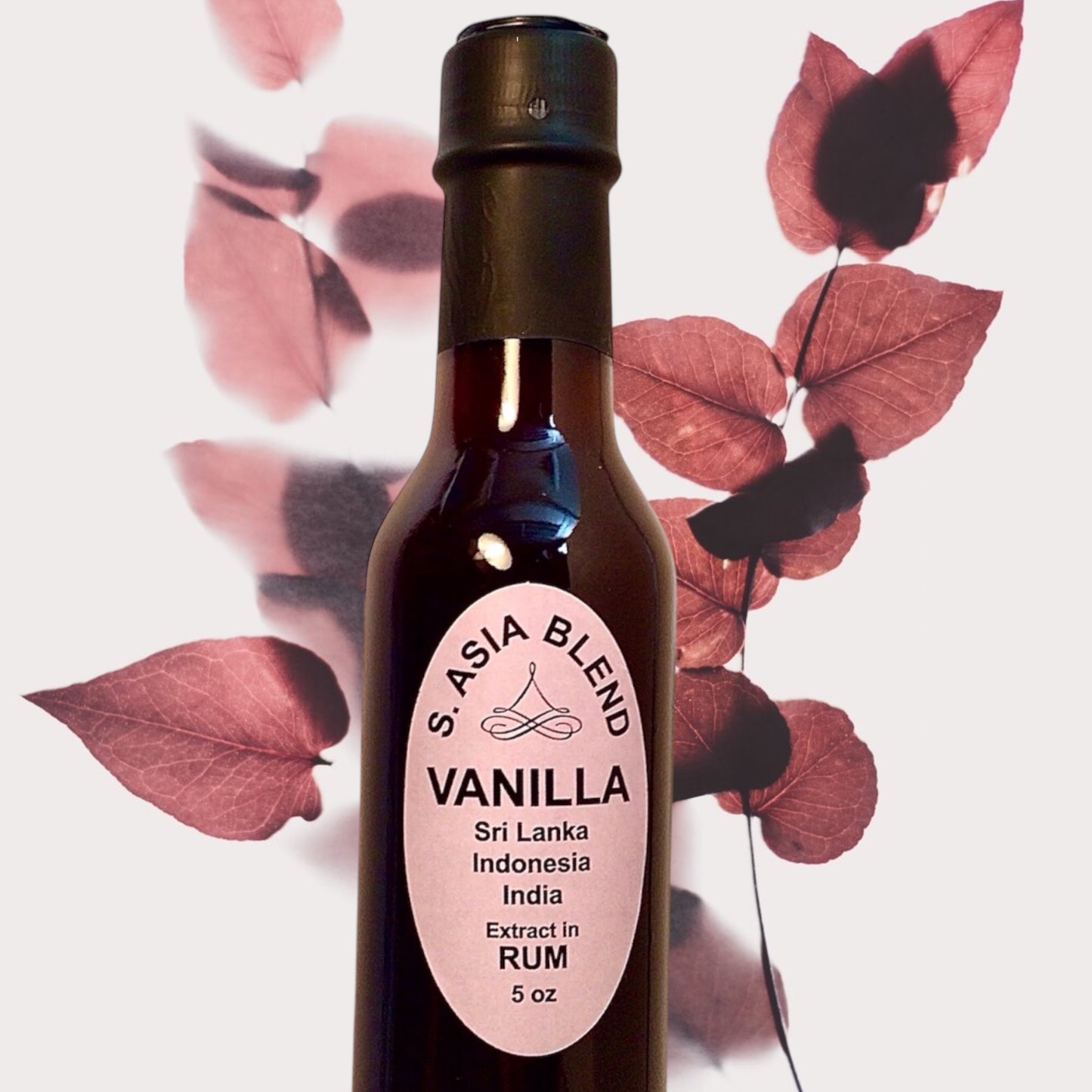 Vanilla Extract-South Asia Blend (extracted in rum) 5oz