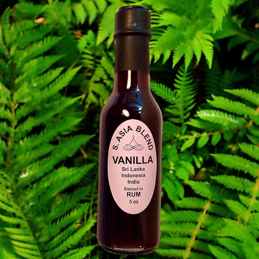 South Asia  Blend Vanilla Extract (extracted in rum) 5oz